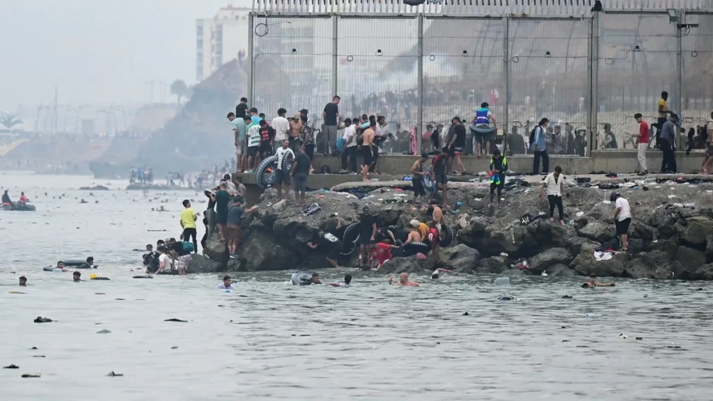 Ceuta Illegal crossing